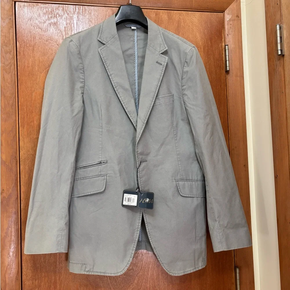 Hart Schaffner Marx Men's Blazer Made in Portugal 100% Cotton Size S